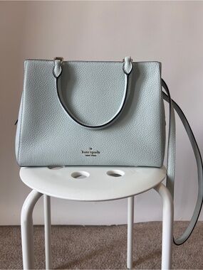 kate spade Powder Blue Leather Shoulder Bag